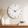 Minimalist Silent Wall Clock – Modern Round Decorative Clock for Living Room, Bedroom & Office